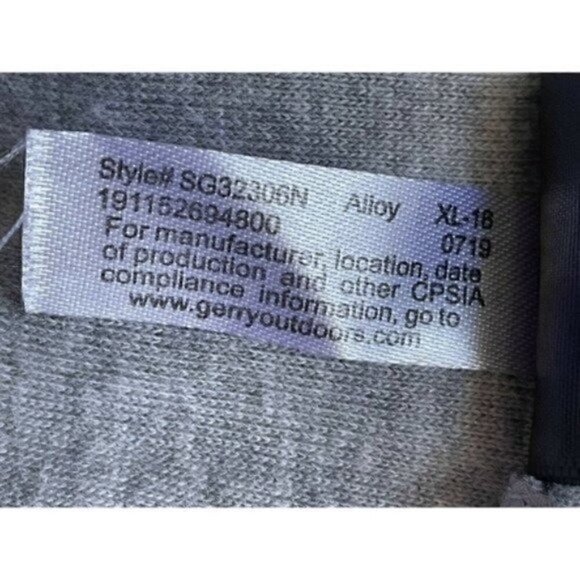 GERRY Quilted Puffa Jacket Women’s SZ Small, Kids Large (14) Gray/White - Picture 10 of 11